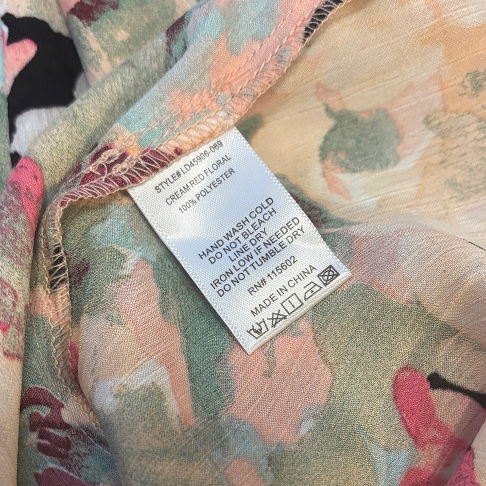 Satin Floral Kimono Maxi Dress - Picture 8 of 8